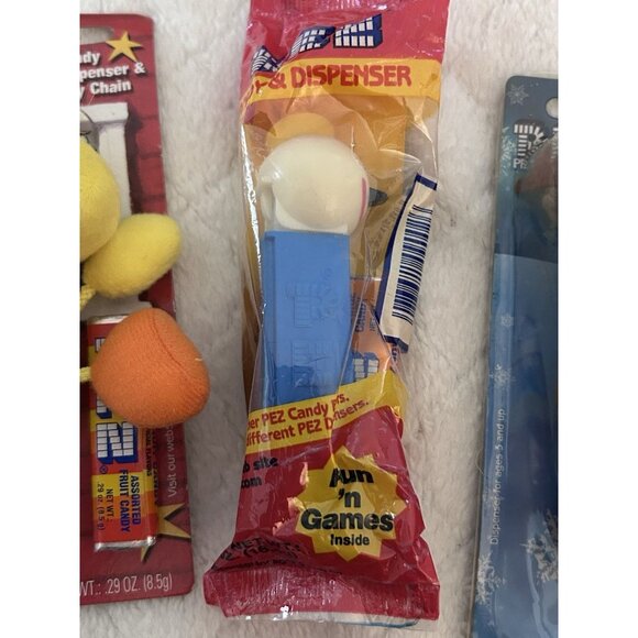 Pez Dispensers Lot Of 3 NWT 2 Keychain Stuffed Animals And 1 Jack In The Box - Picture 3 of 4